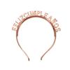 Feliz Cumpleaños Banda para la Cabeza de Plástico Dorado Felizcumpleanos Banda para la Cabeza Amazon Accesorios para el Cabello