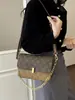 Bolso de Cadena para Mujer 2026 Nuevo Verano Moda Versátil Bolso de Hombro de Alta Gama Monograma Bolso Cuadrado Pequeño Bolso Cruzado para Mujer