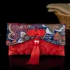 Sobres Rojos para Bodas, Exclusivos para Cambiar Títulos Formales, Diseño Único de Tela Nueva, Bolsas de Sobres Rojos de Alta Gama con Diseño de Tela