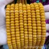 5x8mm Calcedonia Amarilla Cuentas de Ábaco Accesorios para Ropa Botones Cuentas Decorativas Materiales Hechos a Mano DIY Venta al por Mayor en Stock
