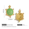 Manualidad de Goteo de Aceite Tema Océano Forma de Tortuga Estrella de Mar Caracola Pulsera DIY Hecha a Mano Collar Accesorios de Joyería