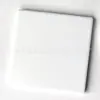 Fábrica em estoque porta-copos liso em branco porta-copos cerâmico absorvente porta-copos de cortiça isolante atacado porta-copos de cortiça absorvente branco liso