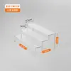 Suporte de Exibição de Acrílico Prateleira Escada para Miniaturas Caixas Surpresa Rack de Exibição Transparente Suporte de Exibição de Bonecas para Uso Doméstico