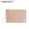 Cartera de Mujer Europea y Americana Moda Multifuncional Porta Tarjetas Porta Tarjetas de Crédito Porta Tarjetas de Memoria de un Solo Tiro Porta Tarjetas