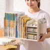 Estantería de escritorio tipo cajón para archivos y libros para organizar y almacenar libros de estudiantes, estante de escritorio para libros de oficina, caja de almacenamiento