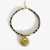 Lele Jewelry Concha de Sol Pájaro Cuerda de Aislamiento de Nylon Collar de Acero Inoxidable No se Desvanece Estilo Bohemio Costero