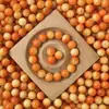 Raiz de Bodhi Natural Contas Soltas Miçangas para DIY Pulseira de Sementes de Bodhi Premium Acessórios de Pulseira Artesanal para Alívio do Estresse Contas Budistas