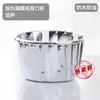 Empaques para Hornear Vasitos para Muffins Vasitos Dorados y Plateados Papel Recubierto a Prueba de Grasa e Impermeable Papel de Papel de Aluminio Vasitos Rojos con Tapa Enrollable Freidora de Aire