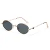 2026 Nuevo Estilo Metal Estilo Dinero Antiguo Montura Grande Forma Ovalada Gafas de Sol de Moda Unisex Estilo Influencer Gafas de Sol para Fotografía Callejera