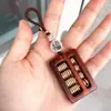 Colgante de Joyería Ábaco de Palo de Rosa Hecho a Mano Hebilla de Cobre Regalo de Viaje de Vacaciones Fuente Envío Gratis Regalo Llavero