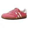 Piel de Vaca Versátil Piel Genuina Zapatos de Mujer Zapatos de Entrenamiento Alemanes de Caña Baja Retro Primavera Nuevos Zapatos de Mujer Casual Estilo Americano
