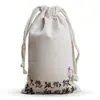 Bolsas de Algodón y Lino con Cordón Personalizadas, Bolsas de Regalo con Cordón para Almacenamiento, Bolsas de Arroz de Lona, Bolsas Pequeñas de Tela con Logo