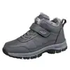 2026 Pantufas de Inverno Sapatos de Algodão Masculino para Exterior Masculino Temporada Botas de Neve de Cano Alto Sapatos para Caminhada de Idosos Feminino Mãe Veludo Plus
