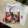 Camiseta Malcolm X 25Ss Marca Trendy Europea y Americana Foto de Personaje Camiseta de Manga Corta Algodón Puro para Hombre y Mujer Manga Media Pareja