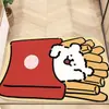Felpudo de bienvenida de cachorro de dibujos animados, alfombrilla de entrada, alfombrilla de pasillo, antideslizante, resistente a la suciedad, fácil de limpiar, alfombra lavable, alfombra absorbente