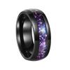 Las Joyas Nuevas de Cristal Morado Más Vendidas de Amazon en Europa y América, Anillos de Alta Gama para Hombre, Anillos de Acero Inoxidable, Anillos de Boda, Anillos de Pareja
