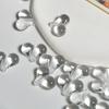 Pulseira de corrente de celular peido pêssego amor faça você mesmo material de contas furo reto gelatina cor sólida cor material de alta permeabilidade textura contas soltas