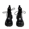 Dr. para Niñas. Botas Martens 2026 Otoño/Invierno Nuevo Estilo Botas de Moda para Niños Medianos y Mayores Botas de Cuero Estilo Británico con Forro de Lana Botas Cortas de Algodón de Dos Capas