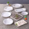 Plato de vajilla creativo tipo porcelana de melamina plato para hot pot restaurante de barbacoa plato para guarnición plato para aperitivo plato especial para barbacoa plato para mojar