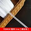 Acessórios de renda branca para arroz feitos em Taiwan, DIY, acabamento para vestido de boneca feito à mão, decoração de faixa de cabelo Lolita para planner