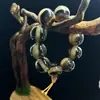 Venta Directa de Fábrica Pulsera de Cuentas Budistas de Cuerno Resina Imitación Cuerno Ámbar Rosario Budista Pulsera Estilo Chino Joyería Al por Mayor