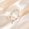 Anillo Xu Ping Pave Corazón a Corazón Estilo Dulce Simple Ins Anillo de Corazón Anillo de Dedo Anillo de Dedo con Forma de Corazón Accesorio para el Viaje Diario