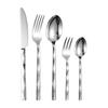 Juego de Cubiertos Transfronterizo de Acero Inoxidable 304, Cuchillo para Bistec Occidental de Alta Gama para Hotel, Cuchara de Postre, Tenedor, Cuchara de Café