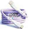 Cable trenzado de colores adecuado para cables de datos y carga de Apple, 14 iPhone 11 carga rápida, teléfono móvil 8 plus, longitud extendida 2m
