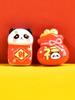 Accesorios de resina de panda festivos para el Festival de Primavera de Año Nuevo, pegamento en crema, materiales hechos a mano, joyería casera, horquilla, funda para teléfono