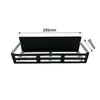 Amazon cocina exterior refrigerador estante magnético de almacenamiento almacenamiento lateral refrigerador montado en la pared estante de especias para refrigerador