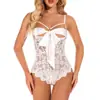 Fan Lei Lencería Erótica Comercio Exterior Europeo y Americano Body Sexy Encaje Hueco Ajustado Venta al por Mayor Coqueto 6011