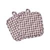 Alfombrilla aislante térmico de algodón y lino engrosado, alfombrilla multiusos para ollas calientes de cocina, tela aislante térmico para ollas, alfombrilla de comedor estilo nórdico, al por mayor en stock