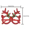 Gafas Navideñas Transfronterizas, Cornamentas de Reno, Accesorios de Decoración para Fiestas Navideñas, Gafas de Reno de Papá Noel