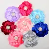 Nuevo Tejido de Satén Hecho a Mano Perla Diamante Núcleo de Flor Flor diy Accesorios para el Cabello Tocado Zapatos y Sombreros Accesorios de Ropa