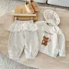 Conjunto de Ropa de Otoño para Bebé Niña Nuevo para Niños Dibujos Animados Tops Ropa Exterior Conjunto de Dos Piezas Categoría Otoño y Primavera a