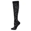 Calcetines de compresión deportivos unisex para pantorrillas, más de 200 estilos de calcetines de compresión largos para saltar la cuerda y correr, directo de fábrica