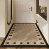 Tapete para Porta de Entrada Villa de Luxo Porta de Entrada Sensação de Luxo Capacho Porta de Entrada Cortável na Porta Resistente à Sujeira Tapete Antiderrapante