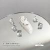 Ornatos de diamante para nail art açúcar de pedra branco transparente ovo de pombo diamante com base pontiaguda diamante glaciar diamante nu diamante de vidro joias para nail art lote