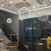 Lustre de bola de faísca LED bola criativa fogos de artifício loja de roupas hotel shopping center dente-de-leão gipsofila personalidade Nórdico