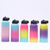 Copo Térmico de Aço Inoxidável Vácuo Espacial Panela Térmica Portátil ao Ar Livre Garrafa Térmica de Água 304 Plástico Spray Panela Térmica Personalização Gradiente