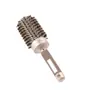 Tubo de aluminio nano cerámico peine enrollador de pelo peine de aire peine cilíndrico peine enrollador de pelo esponjoso peine para pelo rizado peine de estilismo para pelo liso