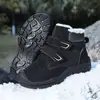Nuevos zapatos de algodón para niños, botas de nieve cálidas de terciopelo para exteriores, zapatos para niñas, zapatos de moda, zapatos de algodón, zapatos casuales.