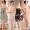 Estilo noturno explosões lingerie sexy feminina plus size renda lingerie sexy menina cheinha mulheres grávidas pijama de alça uma geração de cabelo