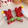 Natal feriado cocar Papai Noel grampo de chifre clipe headband crianças Natal hairpin acessórios headband