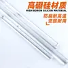 Varilla de Vidrio Varilla Agitadora Matraz de Laboratorio Varilla de Drenaje de Líquidos 0-50cm de Alto Vidrio de Borosilicato Cabeza Redonda Varilla Agitadora de Vidrio