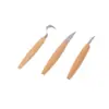 Cuchillo de Talla Sks7 de Madera de Haya Individual Transfronterizo al por Mayor en Stock, Cuchillo de Talla Artesanal para Talla en Madera y Herramientas de Carpintería