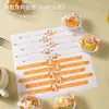 Bolsa de embalaje nueva original para pasteles de yema de huevo engrosada, bolsa transparente sellada a máquina 60-80g, base para hornear pasteles de yema de huevo