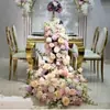 Decoração de Aniversário Flor de Cascata Flor de Mesa Flor Artificial Flor Falsa Ornamentos para Vitrine Cena de Arte Floral de Recepção de Casamento Paisagismo