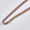 Atacado do fabricante fita de poliéster elástica de 0,6 cm, alças elásticas para sutiã e lingerie, fita elástica multicolorida com acabamento fosco
