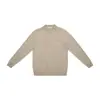 Suéter de Punto Suave Cómodo Simple Ajuste Limpio Estilo Unf Old Money Cuello Semialto Capa Base Cálida para Otoño e Invierno Unisex